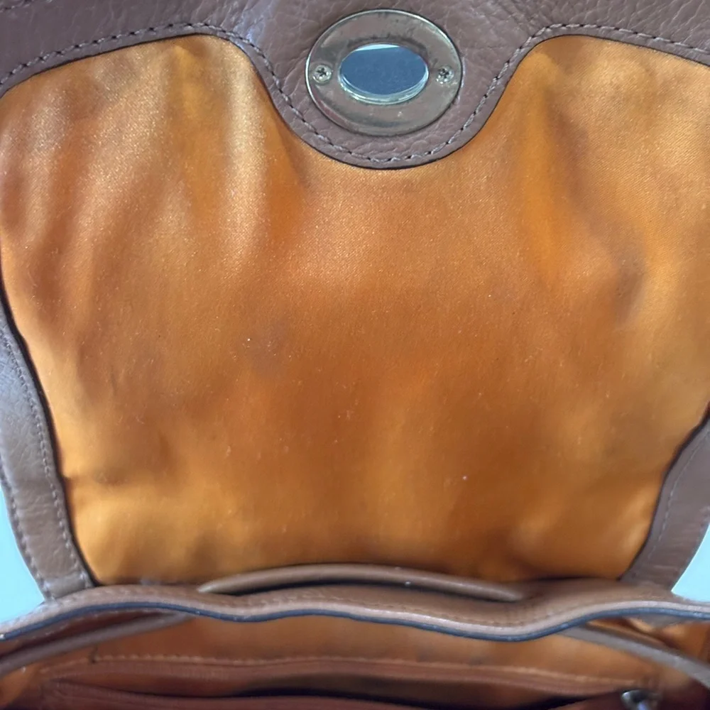 COACH Park Medium Tan Leather Backpack (2013) - Picture 15 of 16